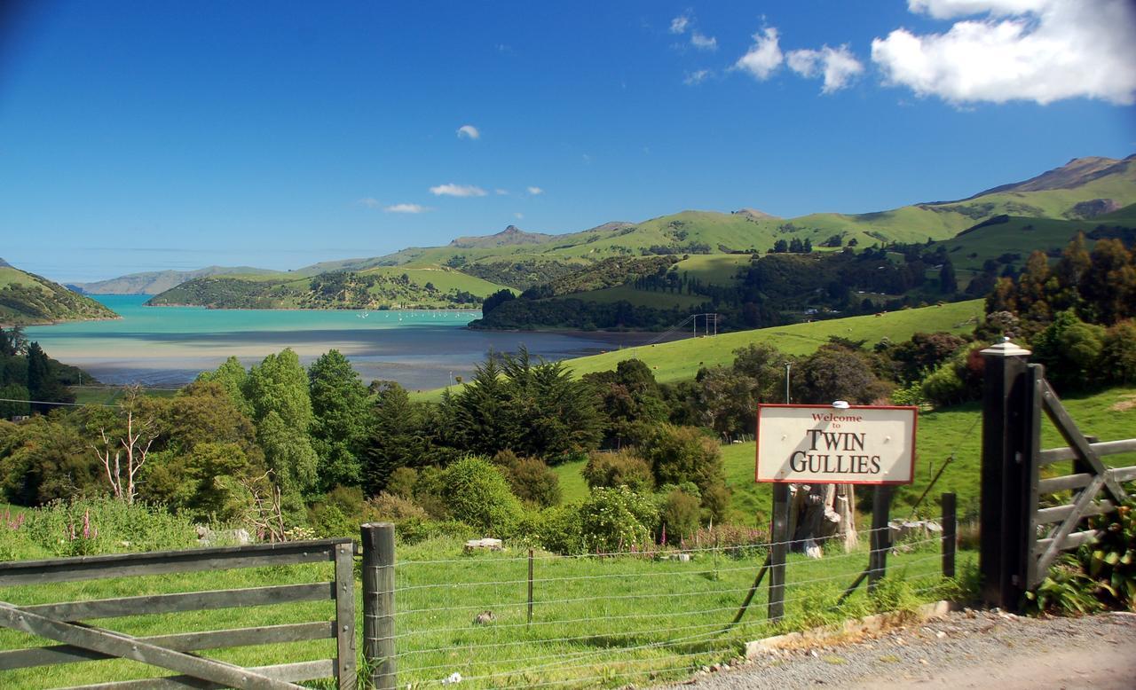 Twin Gullies Bed and Breakfast Akaroa Buitenkant foto